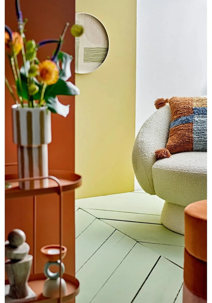Măsuță auxiliară din metal 25x57 cm Reet – Bloomingville