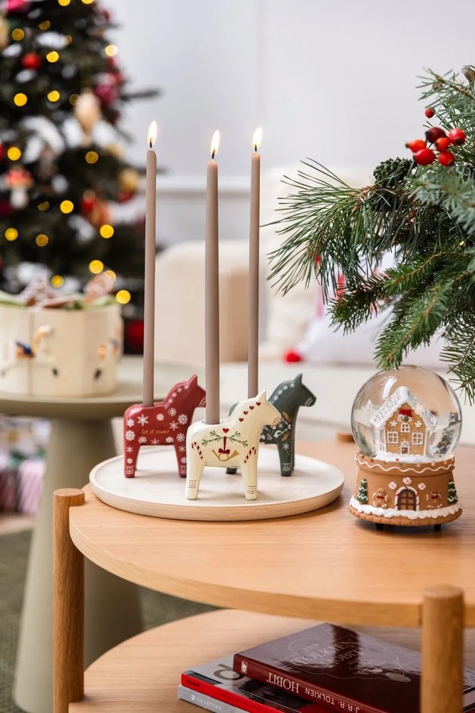 Sfeșnice 3 buc. din polirășină Siffer – Bloomingville