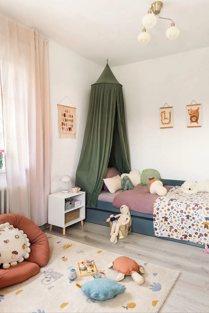 Lenjerie de pat roz din muselină pentru pat de o persoană 140x200 cm Angelia – douceur d'intérieur