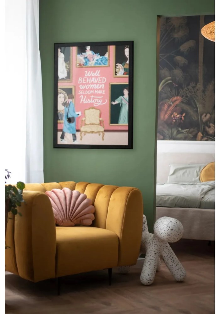 Pat matrimonial bej tapițat fără somieră 180x200 cm Mattis Cord – Meise Möbel