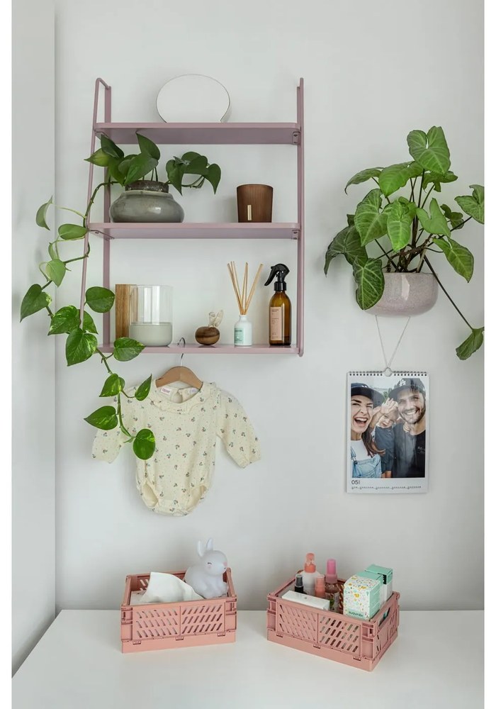 Suport din sticlă și beton pentru lumânare pastilă Blomus Light