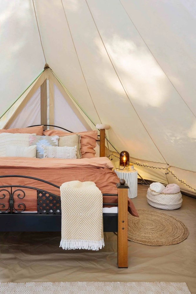 Pernă pentru exterior din plastic reciclat Green Decore Autumn, 45 x 45 cm