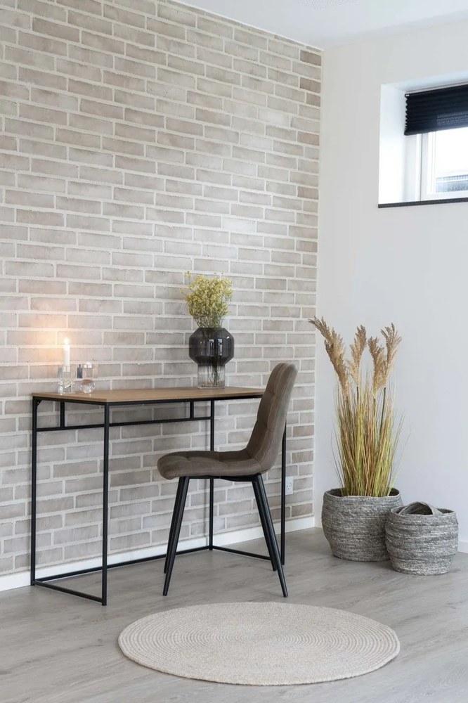 Birou cu blat din stejar Casa Nordic Vita