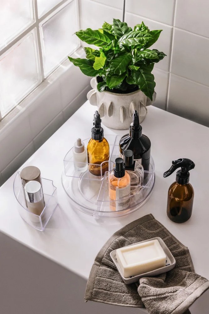 Organizator de baie rotativ din plastic – Casa De Engel