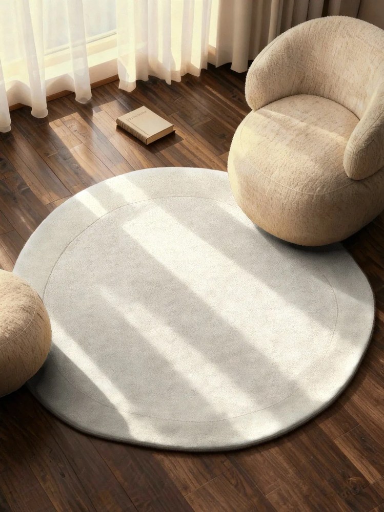 Covor crem țesut manual rotund din amestesc de lână ø 160 cm Kari Organic – Villeroy&amp;Boch