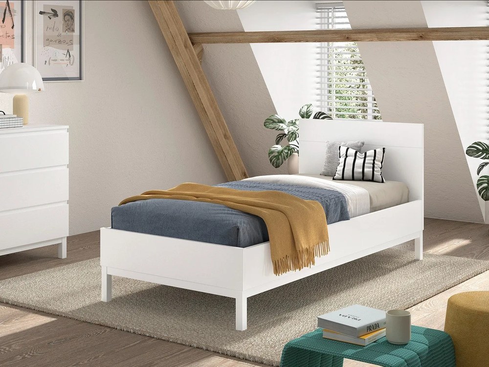 Comodă de copii albă 99x89x57 cm Eva – Vipack