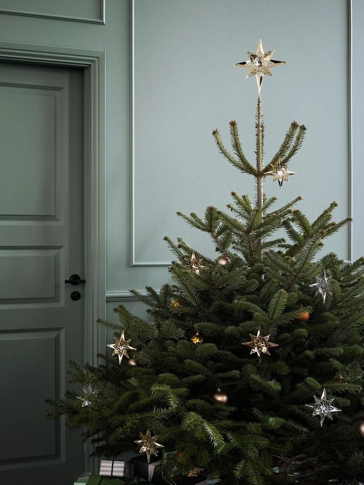 Decorațiune de Crăciun suspendată argintie Kähler Design