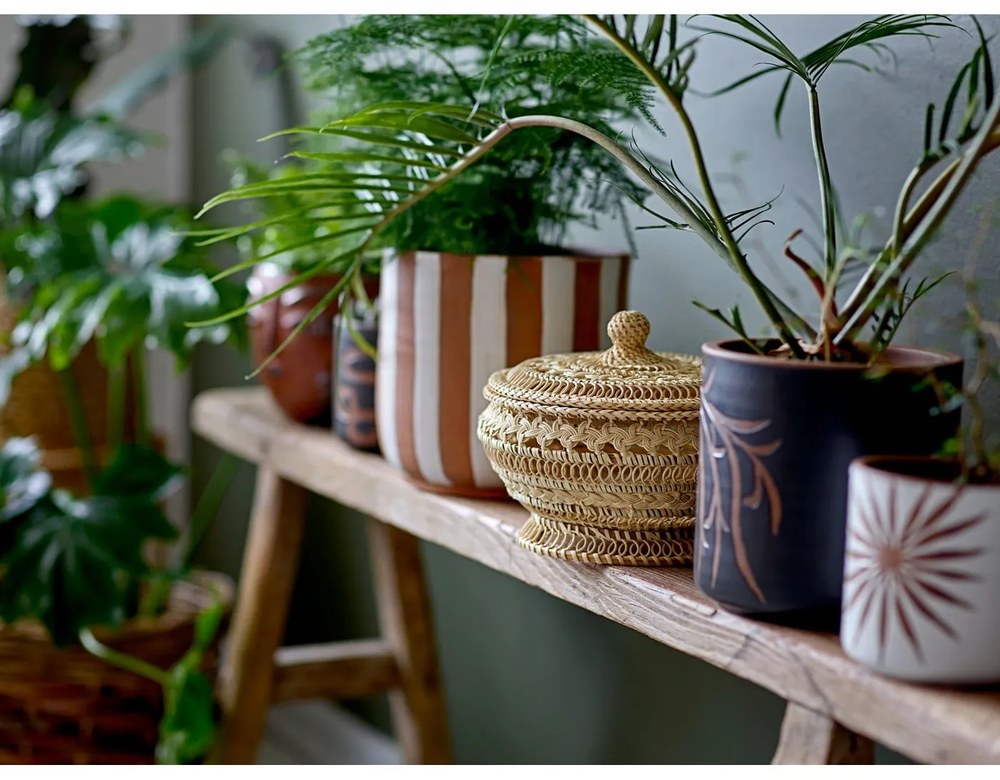 Ghiveci din teracotă Bloomingville Dres, înălțime 16 cm