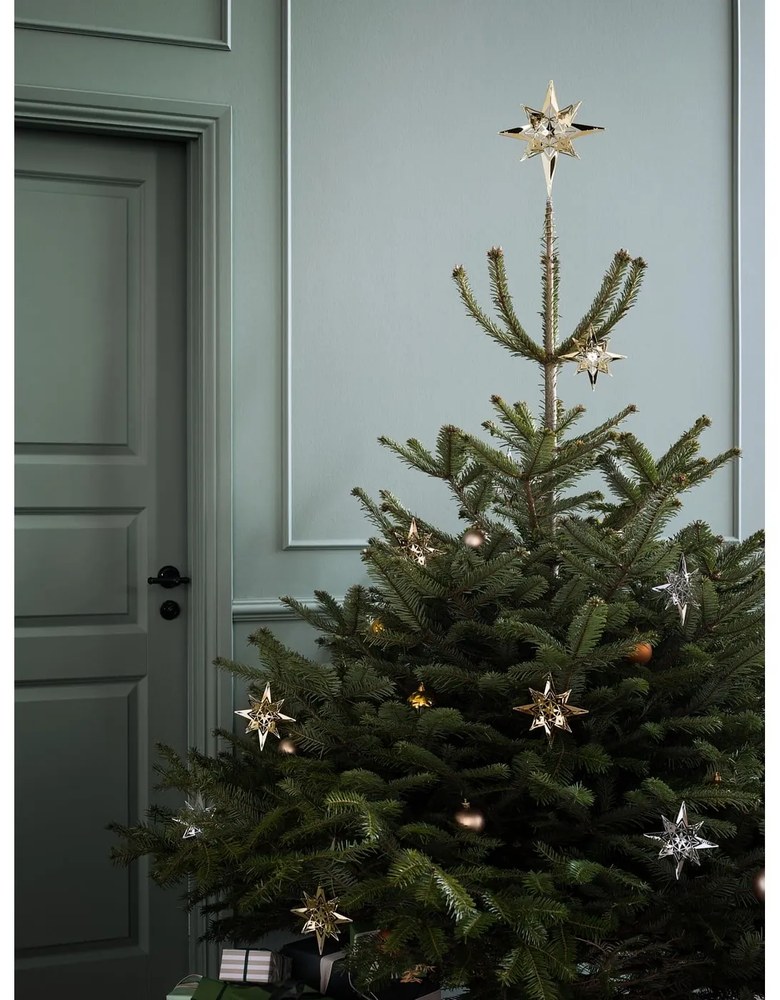 Decorațiune de Crăciun suspendată argintie Kähler Design