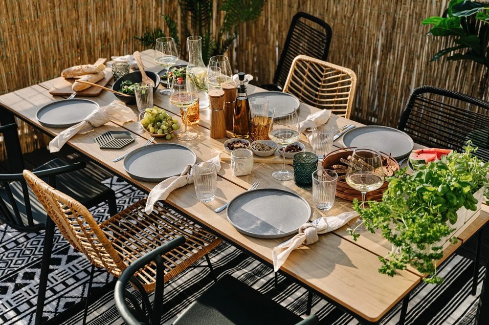 Scaun de grădină Bonami Essentials Kai, negru