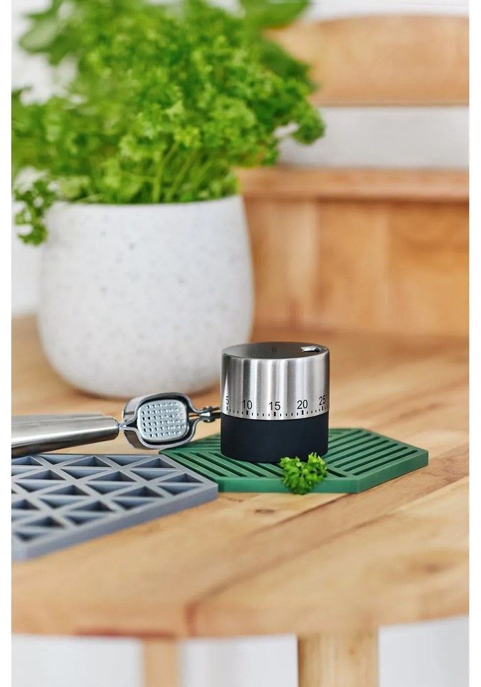 Suport din silicon pentru oale fierbinți Zone Triangles, gri