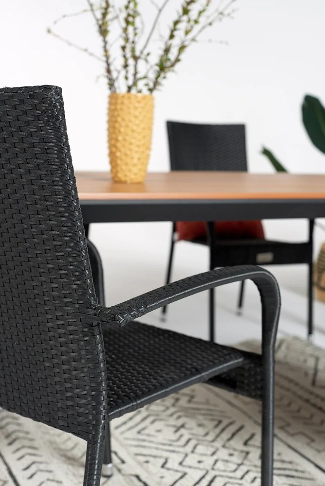 Masă de grădină cu blat artwood Bonami Selection Thor, 147 x 90 cm