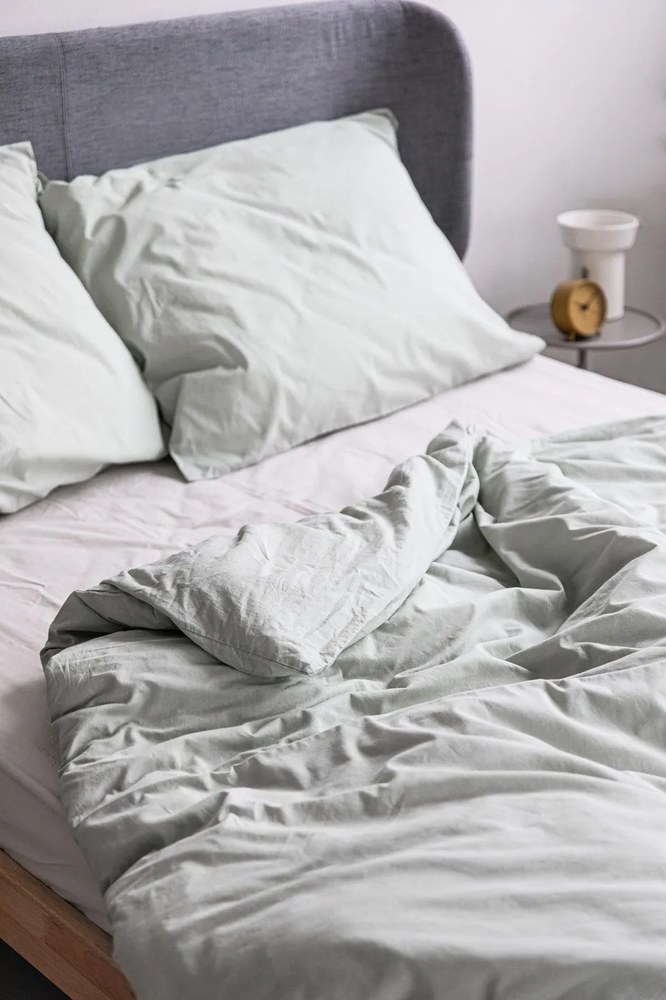 Vază din gresie Kähler Design Ombria, înălțime 20 cm,alb