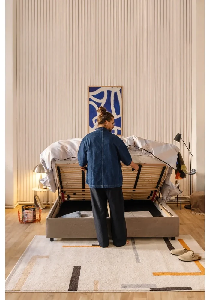 Covor portocaliu/crem 160x230 cm Linea – Bonami Selection