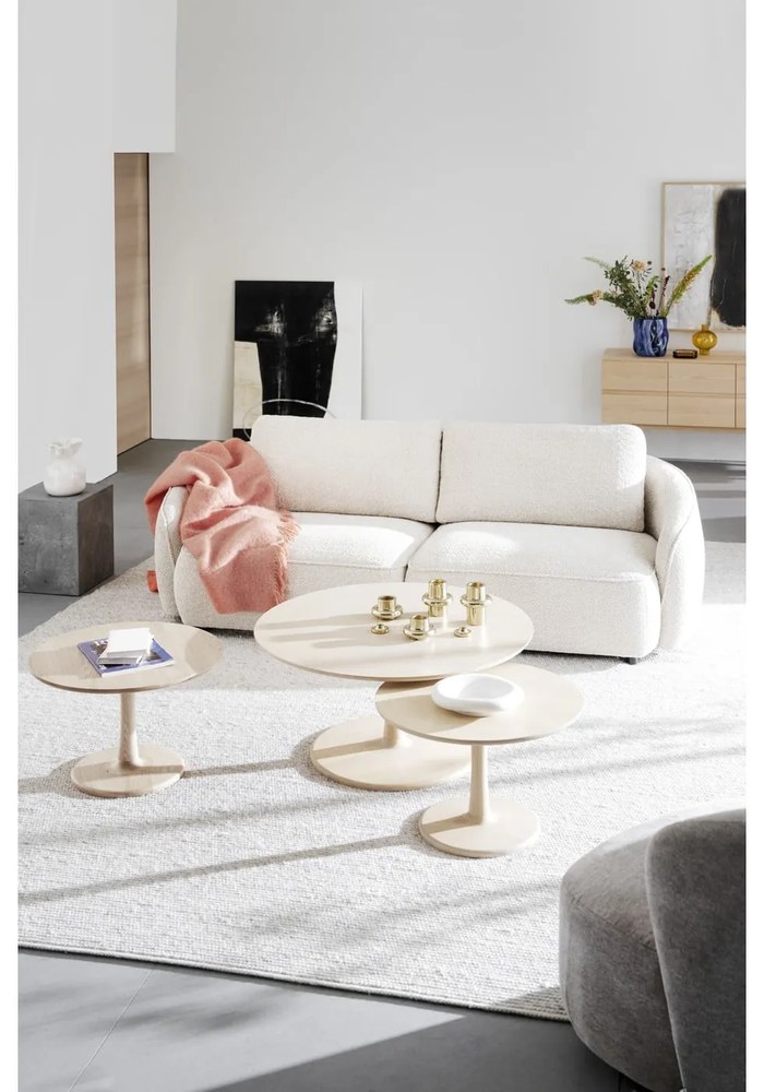 Canapea bej 226 cm Norris – Rowico