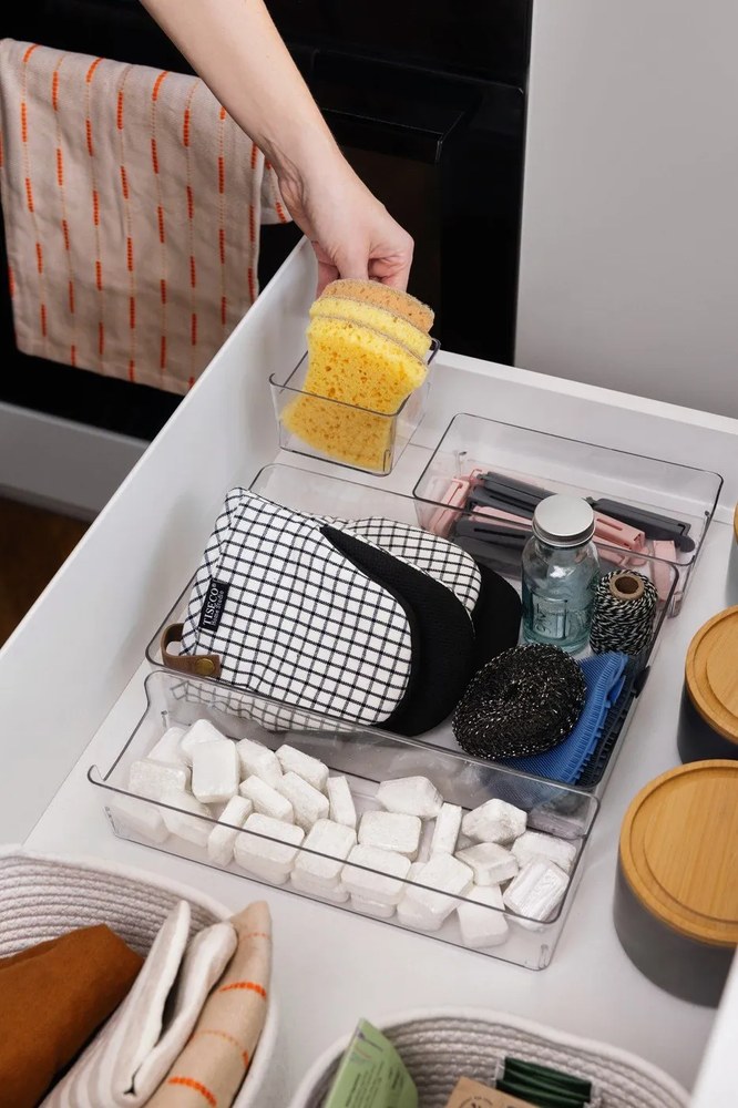 Set de 2 bureți din silicon pentru spălarea vaselor Wenko