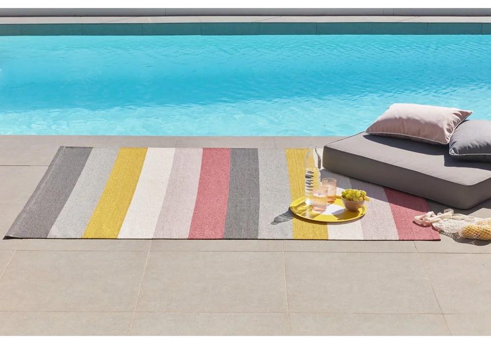 Pernă de grădină 38x58 cm Sunny Pale Rose – Pappelina