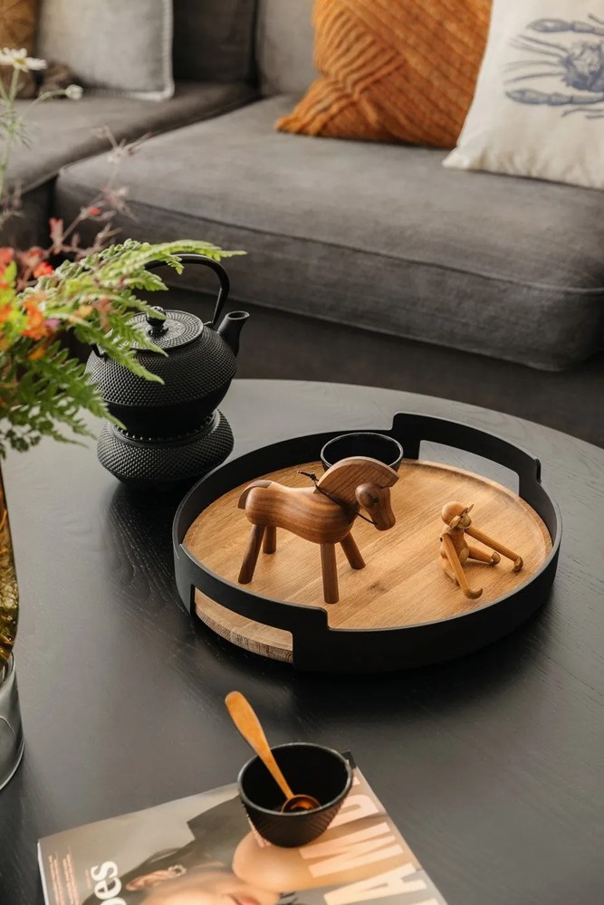 Ceainic din fontă cu infuzor Bredemeijer Jang, 1,2 l, negru