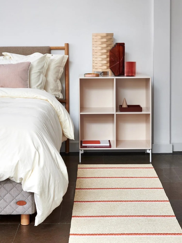 Covor tip traversă pentru interior și exterior cărămiziu/crem 70x180 cm Olle Brick Cream – Pappelina