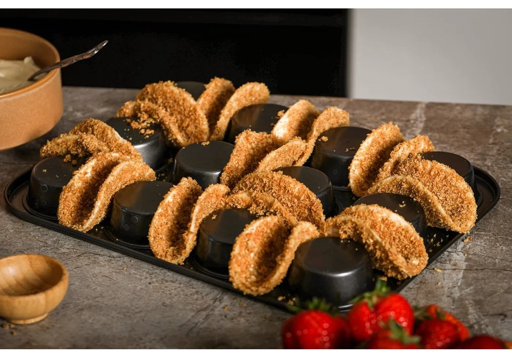 Set 12 vase din gresie Bonami Selection Malia, portocaliu cărămiziu