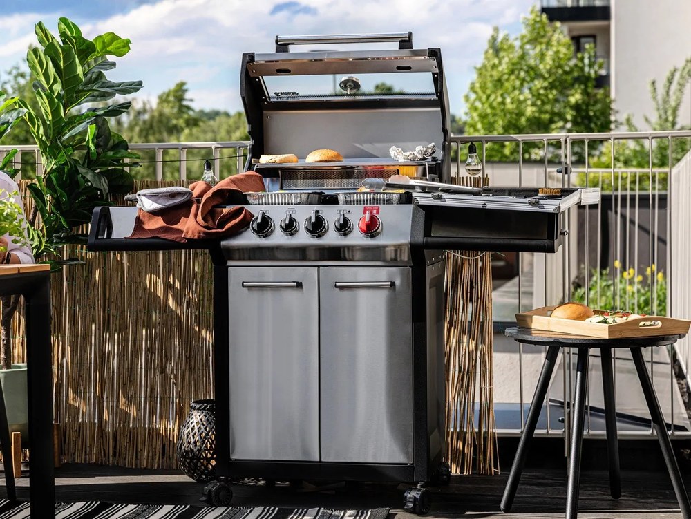 Masă de grădină Bonami Essentials Lounge, ø 51 cm, gri