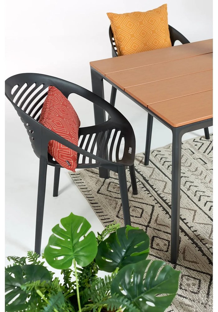 Scaun de grădină Bonami Essentials Joanna, negru