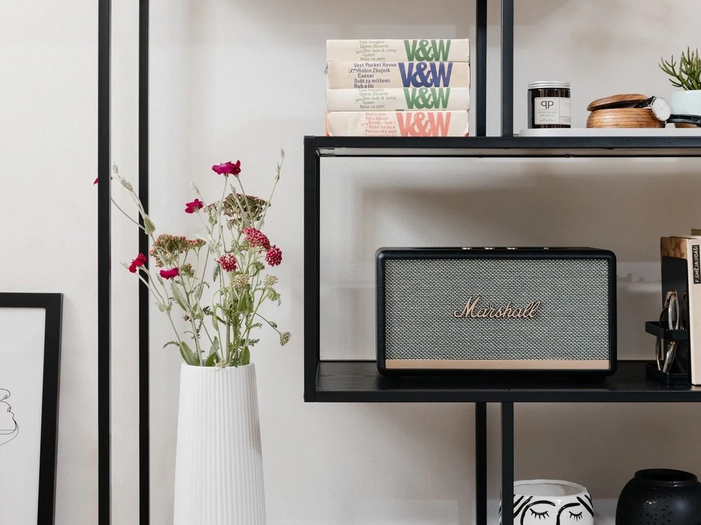 Vază din porțelan Mauro Ferretti Pot Face, alb - negru