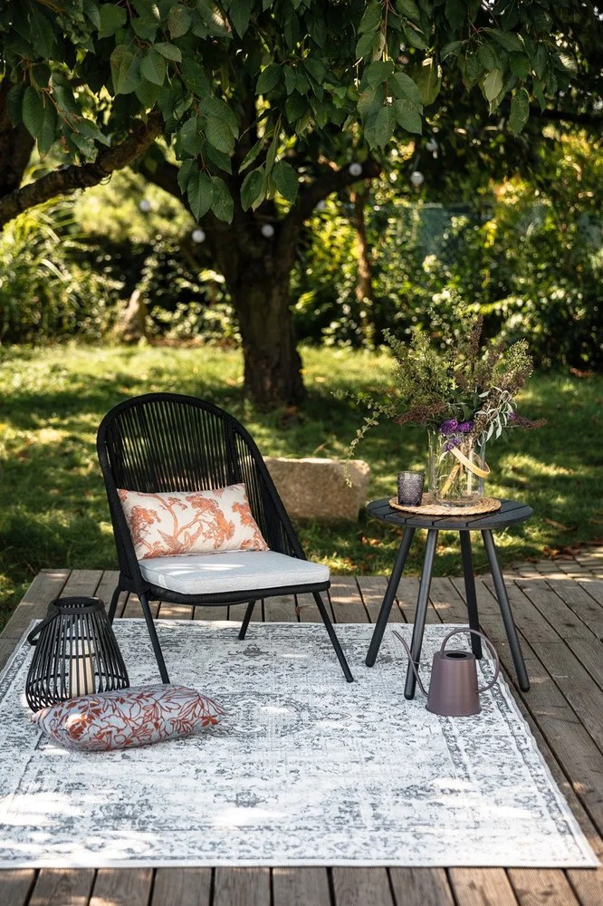 Masă de grădină Bonami Essentials Lounge, ø 51 cm, gri