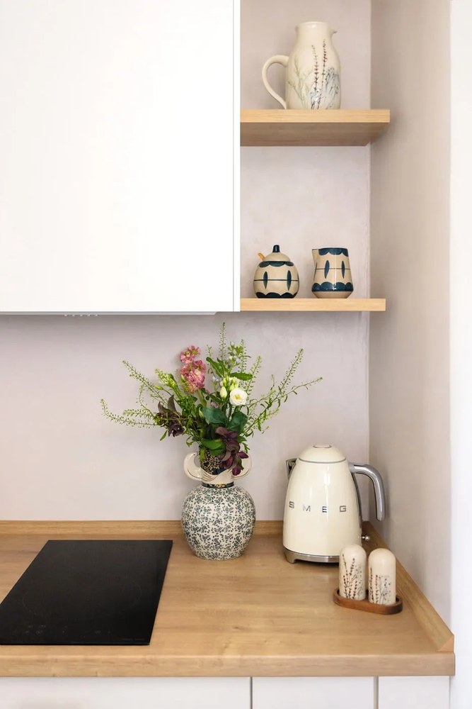 Fierbător SMEG 50's Retro Style, cream - alb