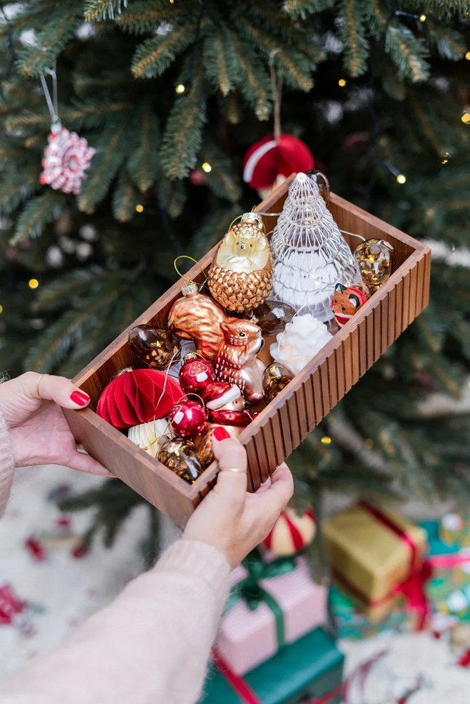 Cutie de depozitare în culoare naturală din bambus 30x15x8 cm Mera – Wenko