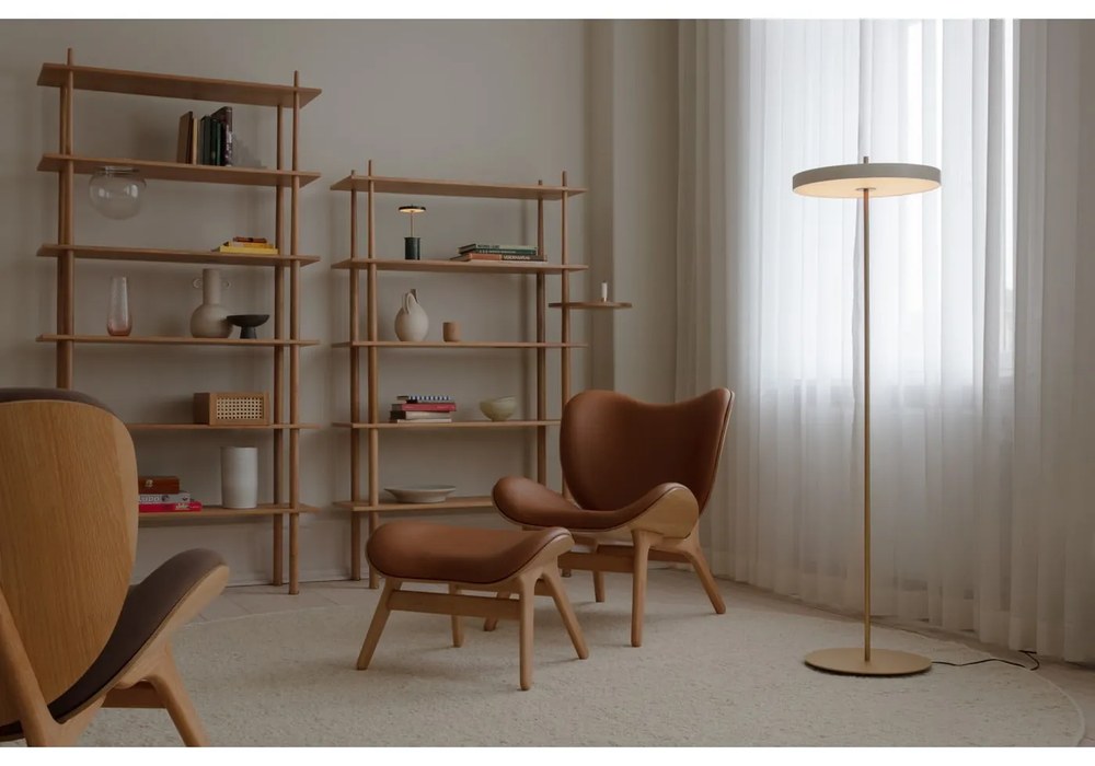 Sistem modular de rafturi în culoare naturală cu aspect de lemn de stejar 110x148 cm Stories – UMAGE