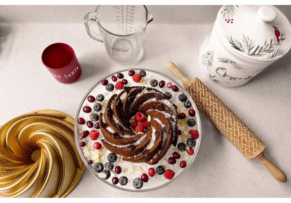 Formă de copt din aluminiu turnat Bonami Selection Rosa, auriu