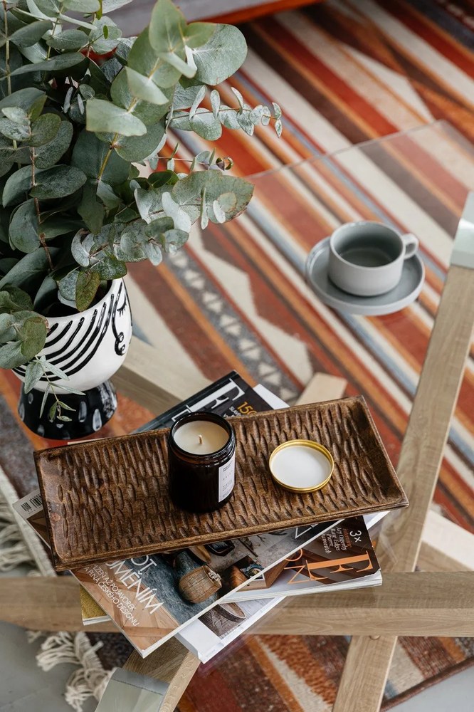 Vază din porțelan Mauro Ferretti Pot Face, alb - negru