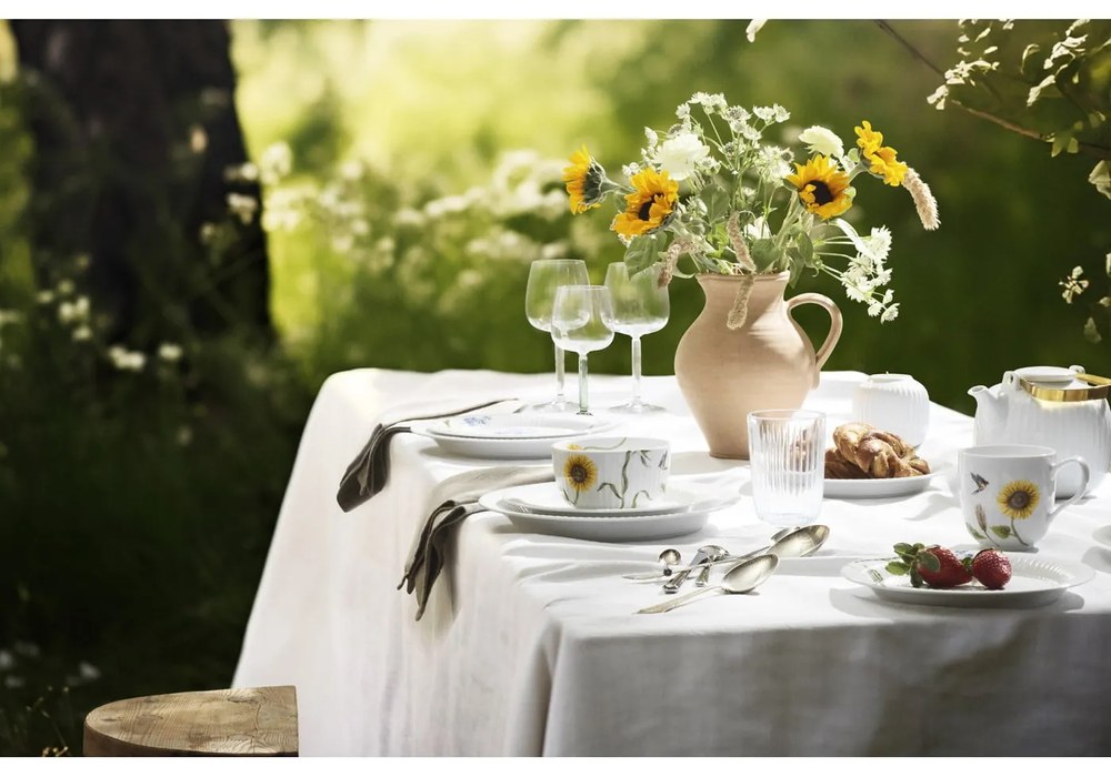 Ceainic din porțelan Kähler Design Hammershoi, 1,2 l, alb