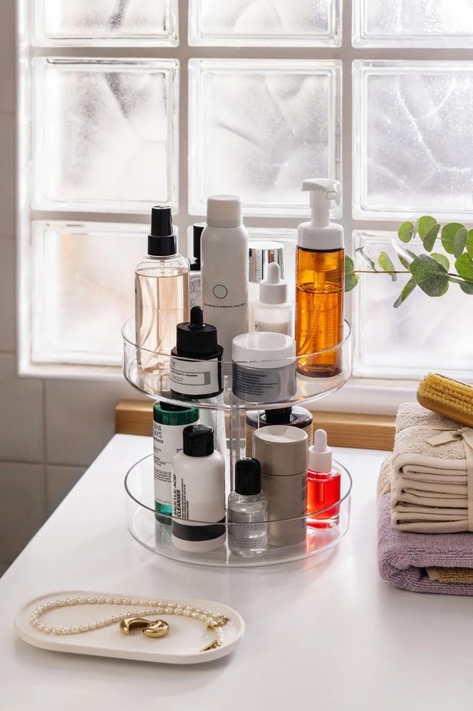 Organizator de baie rotativ din plastic – Casa De Engel