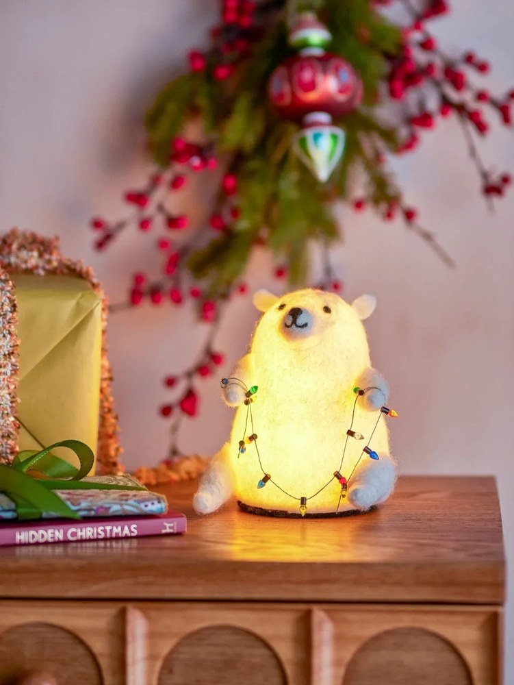 Decorațiune luminoasă albă Wally – Bloomingville