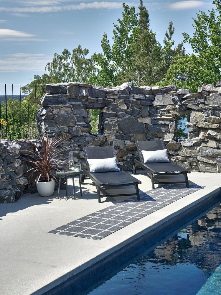 Pernă de grădină 38x58 cm Sunny Pale Turquoise – Pappelina