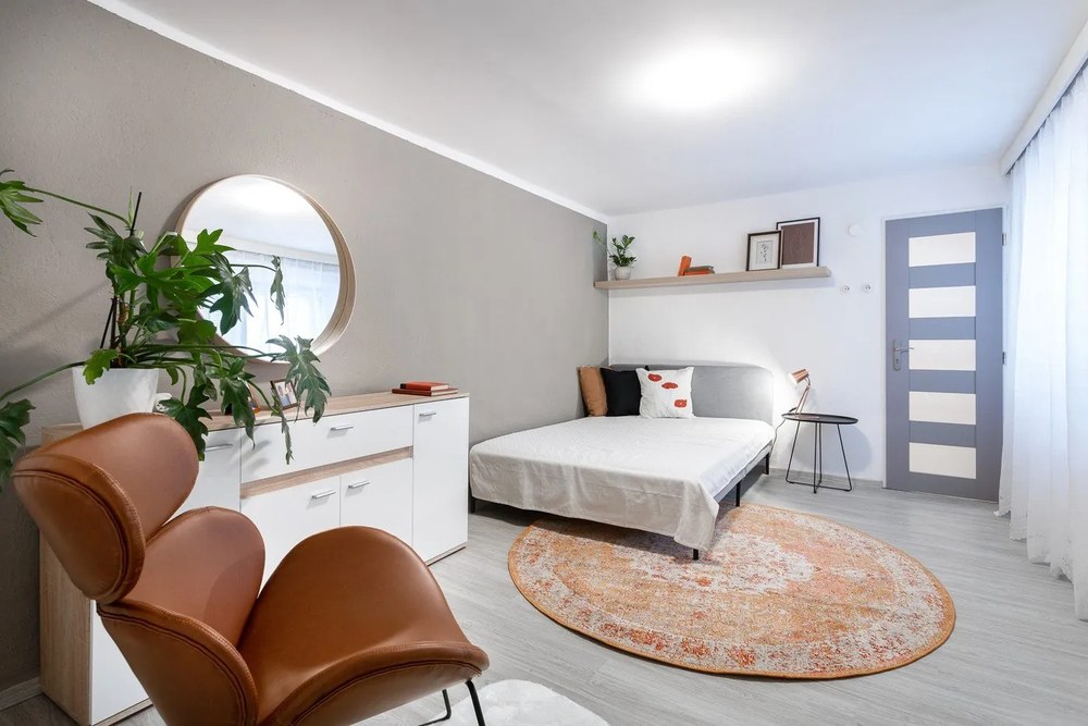 Plafonieră LED Reality Putz II, ⌀ 27 cm, alb