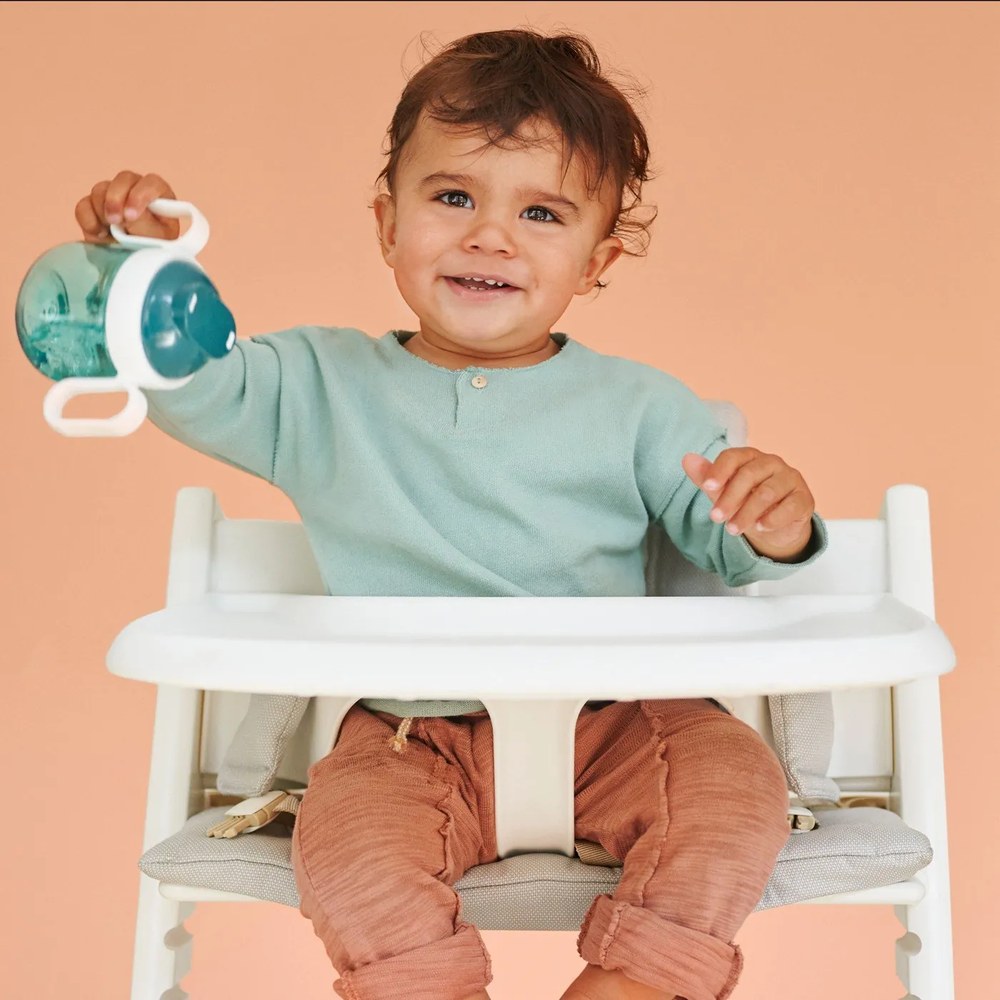 Cană pentru copii verde-deschis din tritan 200 ml Little farm – Mepal