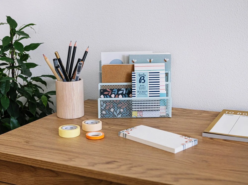 Organizator metalic pentru documente PT LIVING Holder, gri