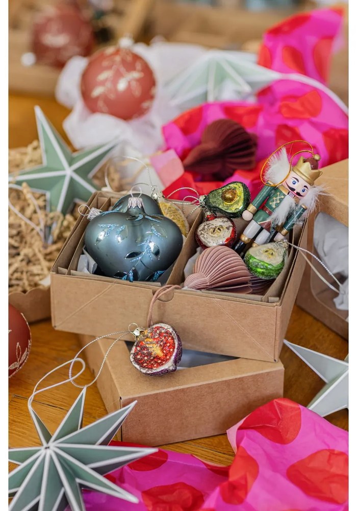 Ornamente de Crăciun 6 buc. din lemn 13 cm Nikita – Bloomingville