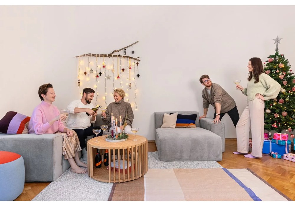 Covor gri deschis țesut manual din amestesc de lână 160x230 cm Minerals – Flair Rugs