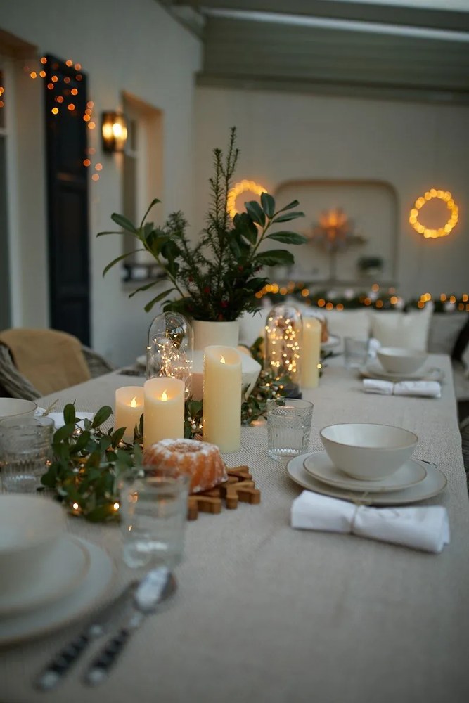 Decorațiune luminoasă de Crăciun gri suspendată Neela – Markslöjd