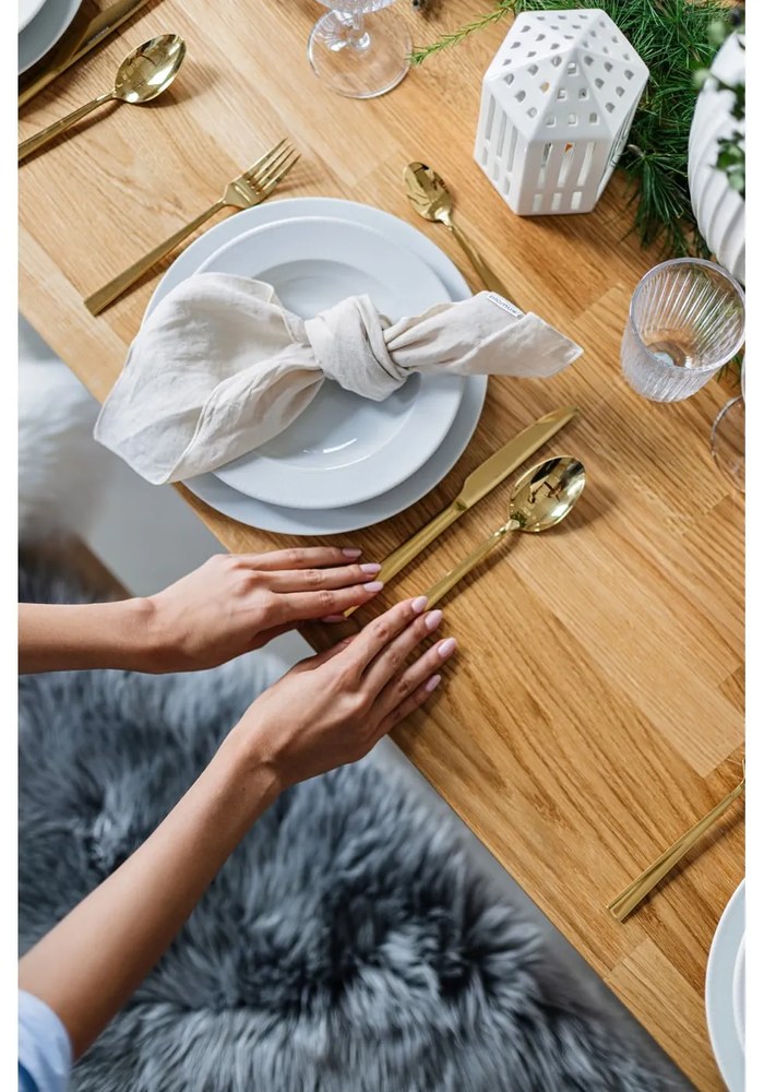Tacâmuri din oțel inoxidabil auriu 16 buc. Avie – Premier Housewares