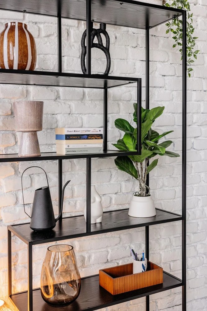 Vază din sticlă Bloomingville Ingolf, înălțime 26 cm, maro