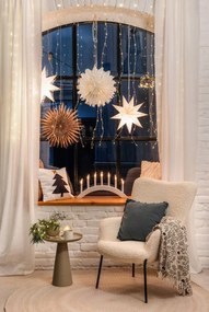 Decorațiune luminoasă albă ø 45 cm cu model de Crăciun Solvalla – Markslöjd