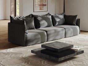 Măsuță de cafea gri cu aspect de beton 110x110 cm Slate - TemaHome