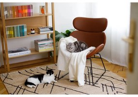 Bibliotecă în culoare naturală cu aspect de lemn de stejar 90x185 cm Newest – Woodman