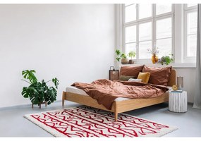 Cearșaf elastic din bumbac Good Morning, 180 x 200 cm, alb