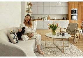 Măsuță de cafea Actona Alisma Golden, ø 80 cm
